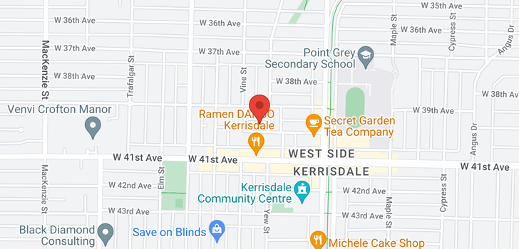 map of 2 2255 W 40TH AVENUE